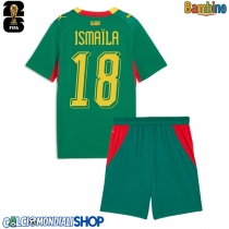Maglie da calcio Senegal Ismaila Sarr #18 Seconda Maglia Bambino Mondiali 2026  Manica Corta + Pantaloni corti)